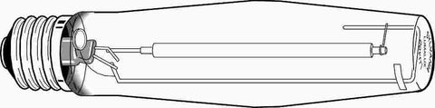Sylvania Lumalux&reg; Ecologic&reg; High Pressure Sodium Lamp, Et18, 250 Watt, 100 Volts, E39 Mogul, Clear