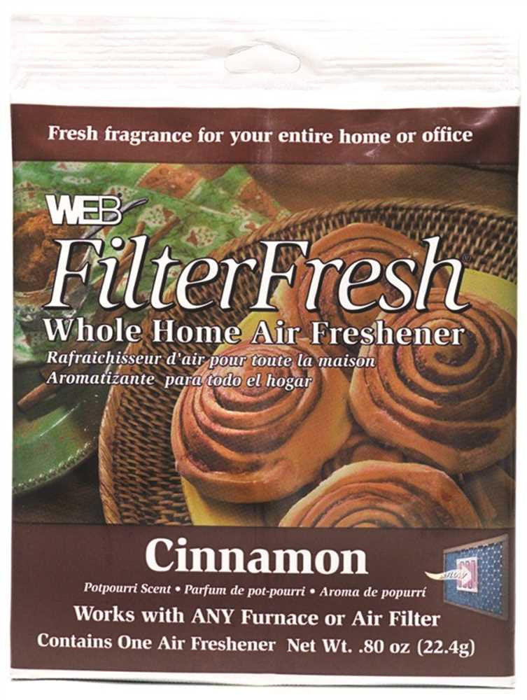 Web&reg; Air Filter Freshener, Cinnamon