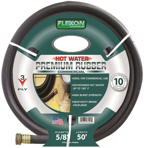 Hot Water Hose 5-8 In. X 50 Ft., Black