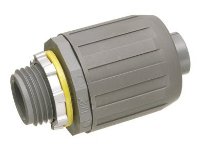 Arlington Snap2it&reg; Non-metallic Connector, Liquid-tight, 1-2 In.