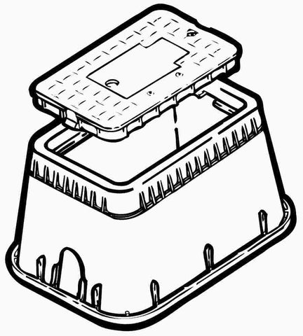 Meter Box Rectangular 12 In