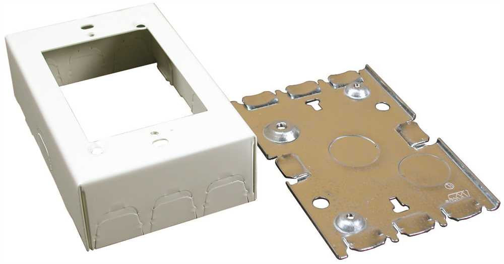 V500 And V700 Device Steel Shallow Box Ivory