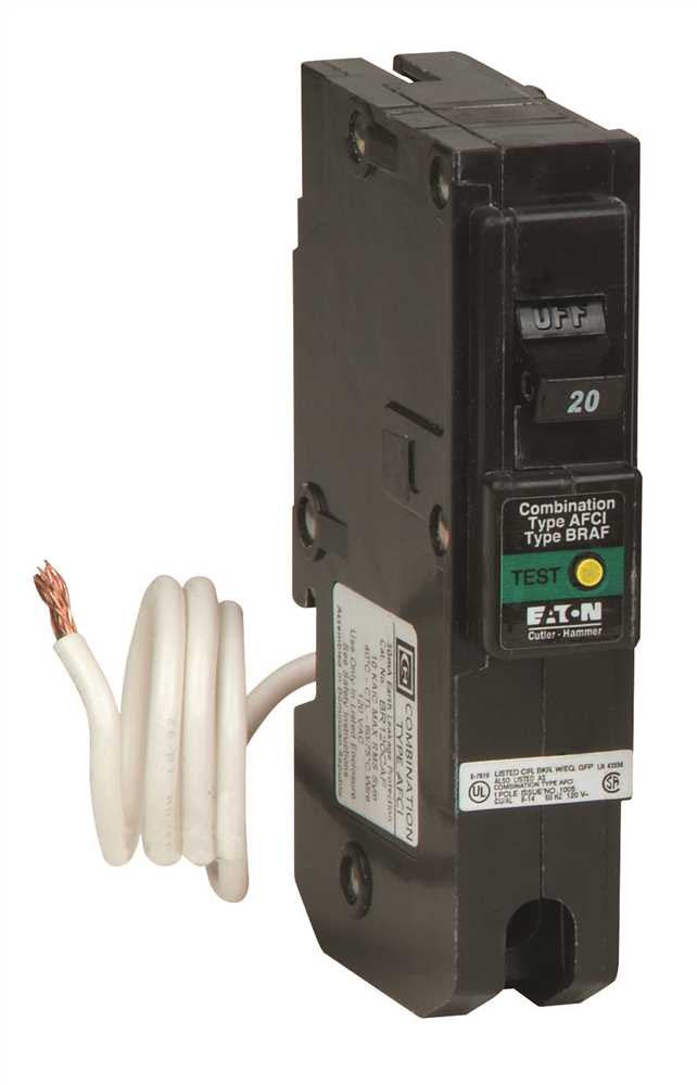 Br Series Fireguard Combination Type Afci Breakers 20a 1-pole