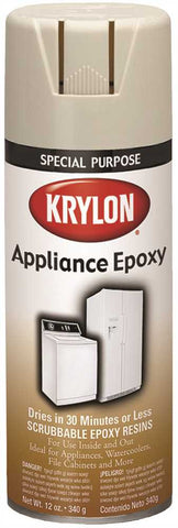 Krylon Appliance Epoxy Enamel Spray Biscuit 12 Oz