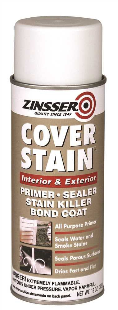 Oil Base Primer-sealer Cover Stain 13 Oz.