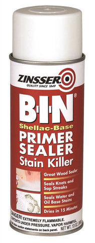 Zinsser B I N Shellac Base Primer Sealer 12 Oz