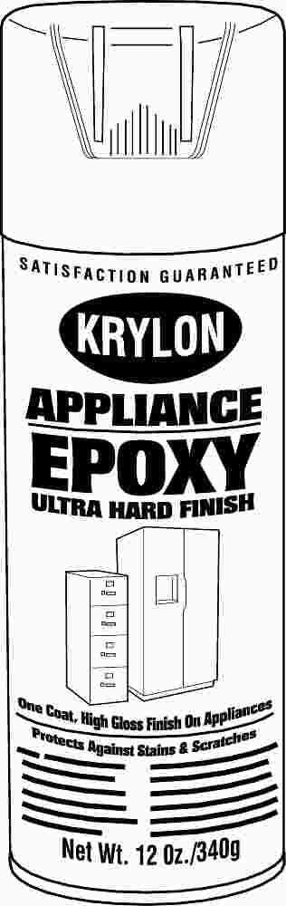 Krylon&reg; Appliance Epoxy, White, 12 Oz.