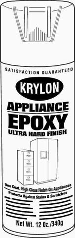 Krylon&reg; Appliance Epoxy, White, 12 Oz.