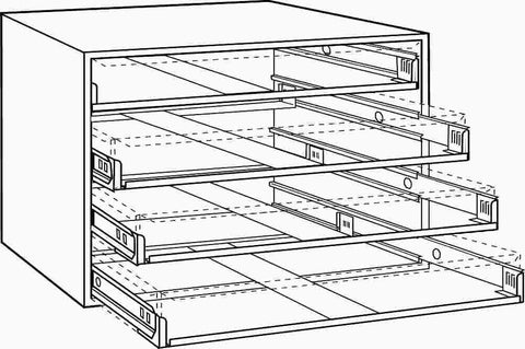 Compartment Box Slide Rack