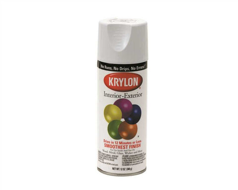 Krylon Interior-exterior Enamel Spray Paint 12 Oz Gloss White