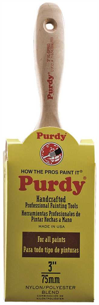 Purdy Xl Sprig Flat Paint Brush 3 In.