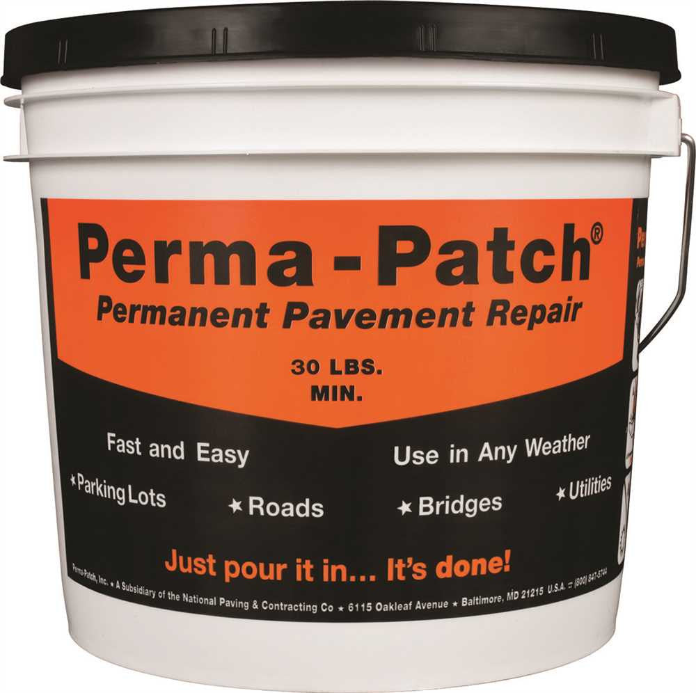 Asphalt Repair Material 30 Lb.