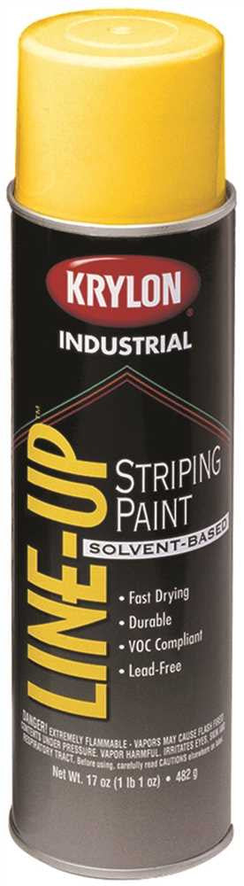 Krylon Line Up Striping Paint 18 Oz. Can, Yellow