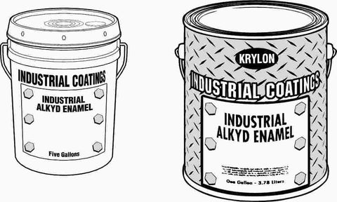 Paint 52 Series Industrial Alkyd Enamel White 1 Gal