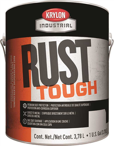 Paint Rust Tough Acrylic Alkyd Enamel 1 Gal White