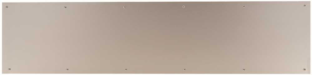 Satin Nickel Aluminum Door Kick Plate 8" X 34"