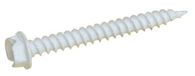 Taper Point Sheet Metals Screw 8 X 1-1-2" White