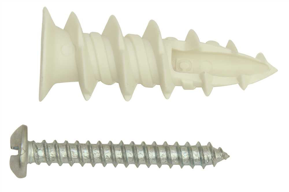 Hodell-natco Pan Head Self-drilling E-z Wall Anchors Nylon Kit, 25 Per Pack