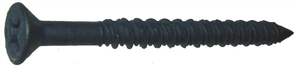 Tapcon Masonry Fasteners Flat Phillips Head 1-4" Diameter X 1-1-4"