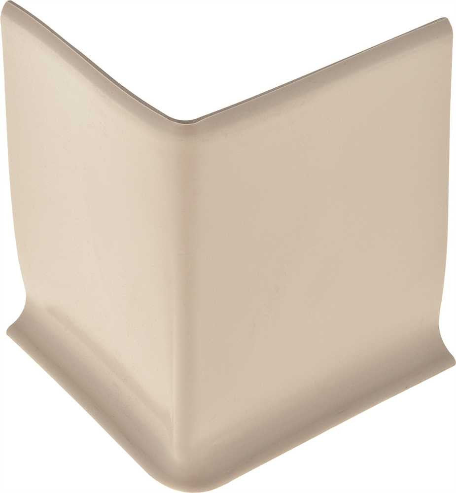 Tarkett Vinyl Base Outside Corners, Gray-brown, 4 In.