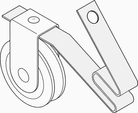 Screen Door Nylon Roller