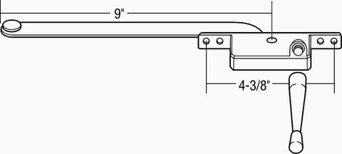 Window Casement Right Hand Aluminum