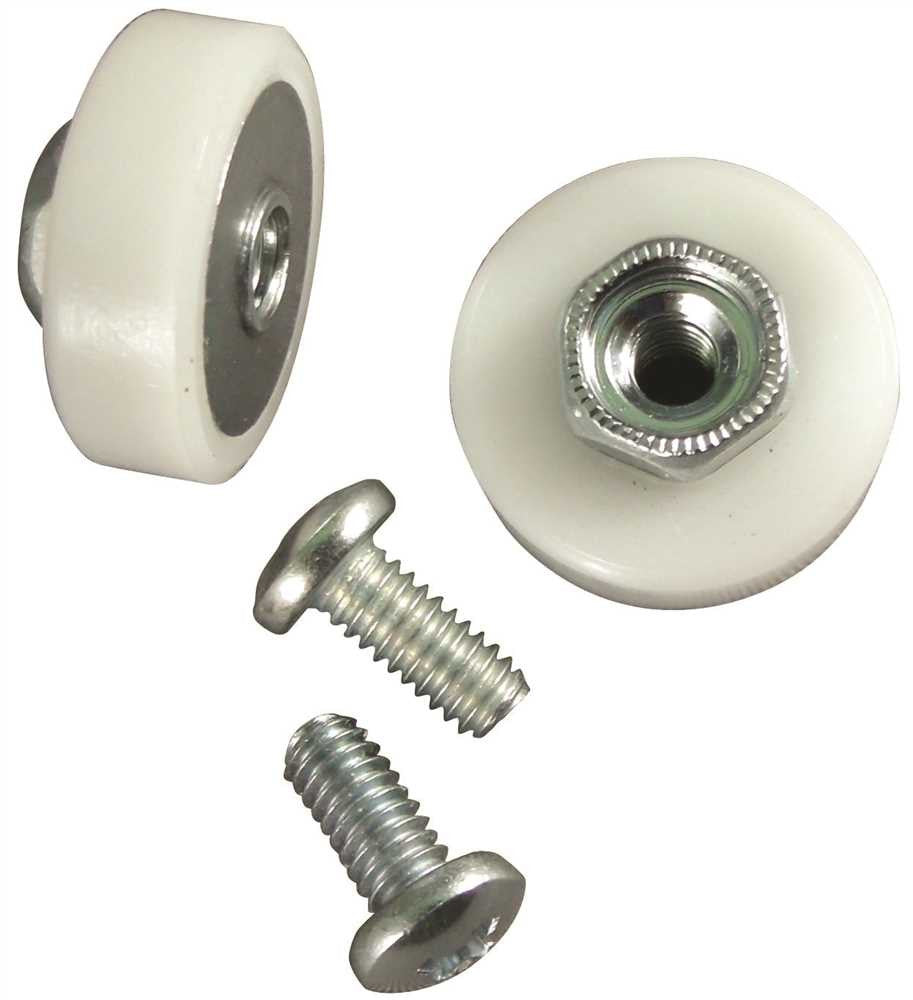 Shower Door Roller Flat 3-4 In. Diameter