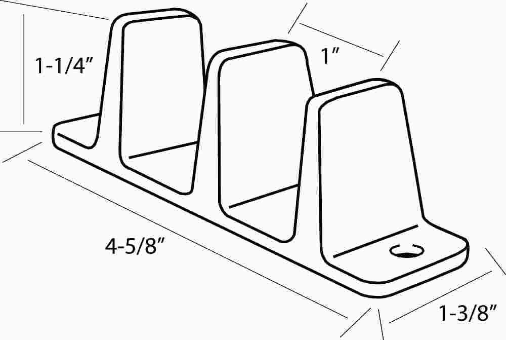 Wardrobe Closet Floor Door Guide Nylon