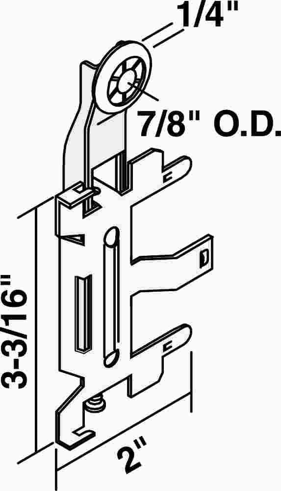 Bypass Hanger For Closet Door Old Style