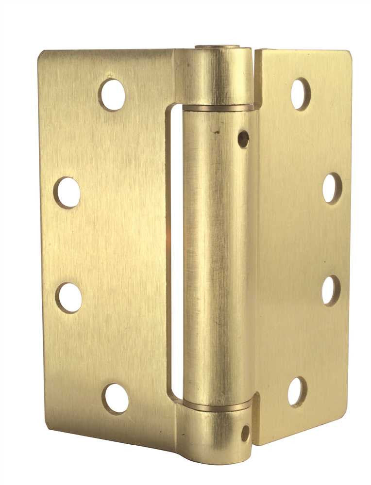 Spring Hinge Satin 4-1-2" X 4-1-2" S