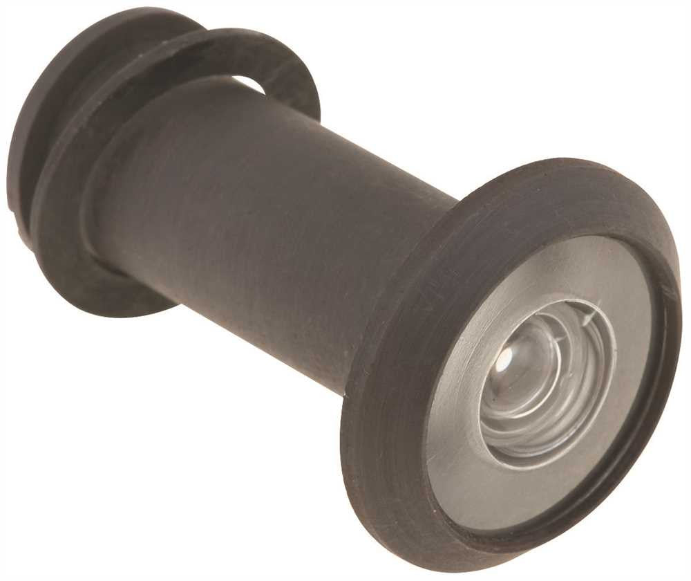 Door Viewer, 180 Deg Oil Rubbed Bronze, 1-2 In. Hole, Fits 1-1-2 In. To 2-1-4 In. Door