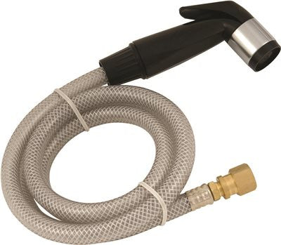 Universal Spray Head And Hose 48 In. Black