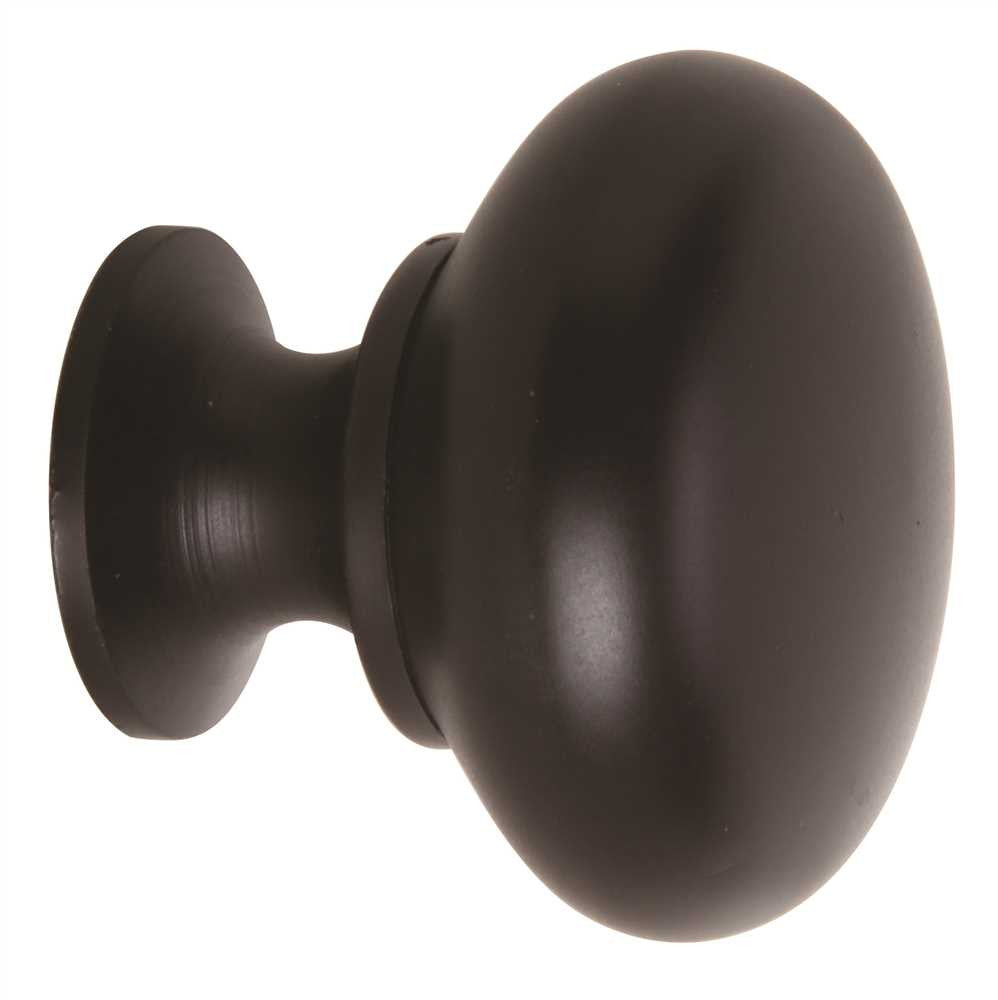 High Density Zinc Cabinet Knob 1-1-4 In. Oil Rubbed Bronze