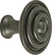 Cabinet Knob 1-1-2 In. Oil Rubbed Bronze