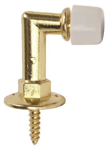 Anvil Mark&reg; Door Stop L Type Polished Brass