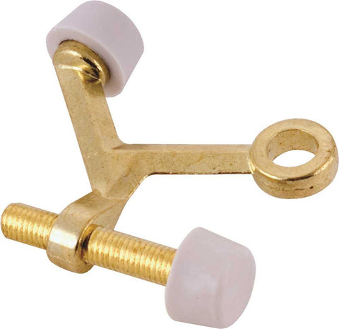 Anvil Mark&reg; Hinge Pin Door Stop Polished Brass