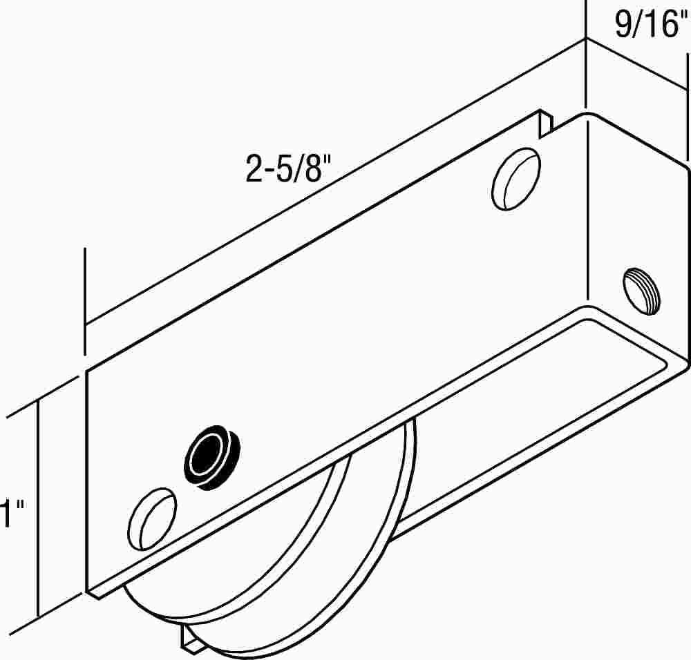 Patio Door Roller Assembly