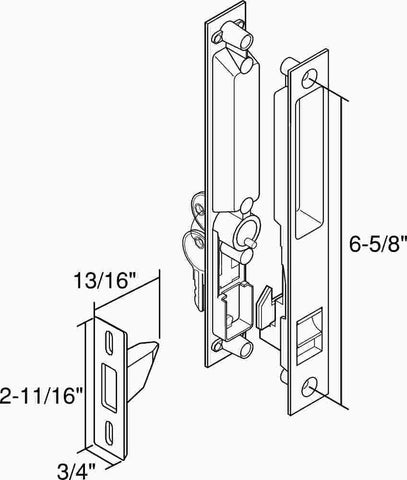 Patio Lock With Key