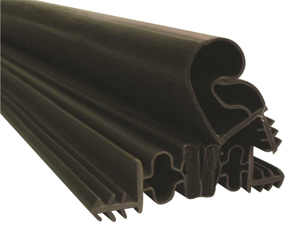 Strybuc Industries Magnetic Weatherstrip Set, Brown, 84x36x84 In.