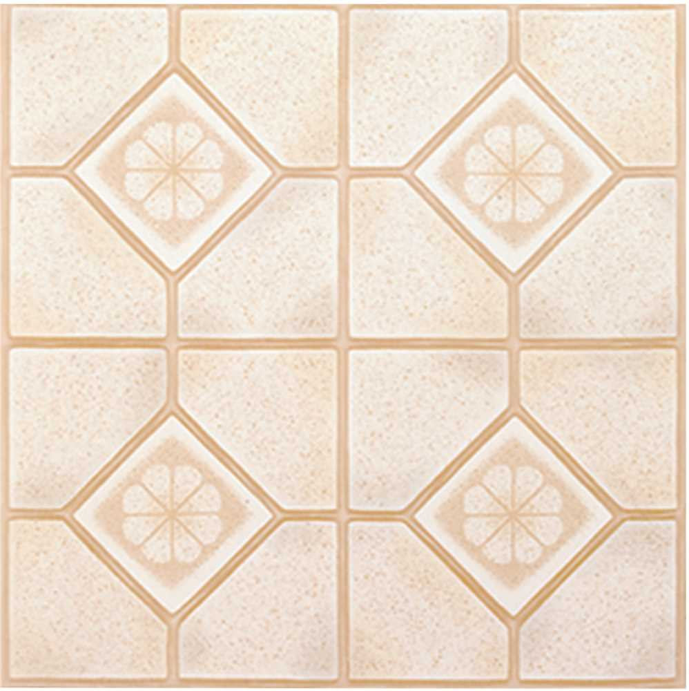 Winton&reg; Self-adhesive Vinyl Floor Tile, Almond-sand, 12x12 In., 1.1 Mm