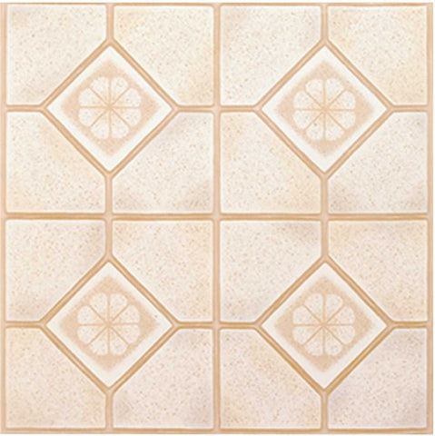 Winton&reg; Self-adhesive Vinyl Floor Tile, Almond-sand, 12x12 In., 1.1 Mm