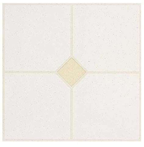 Winton&reg; Self-adhesive Floor Tile, Gray With Sand, 12x12 In., 1.1 Mm