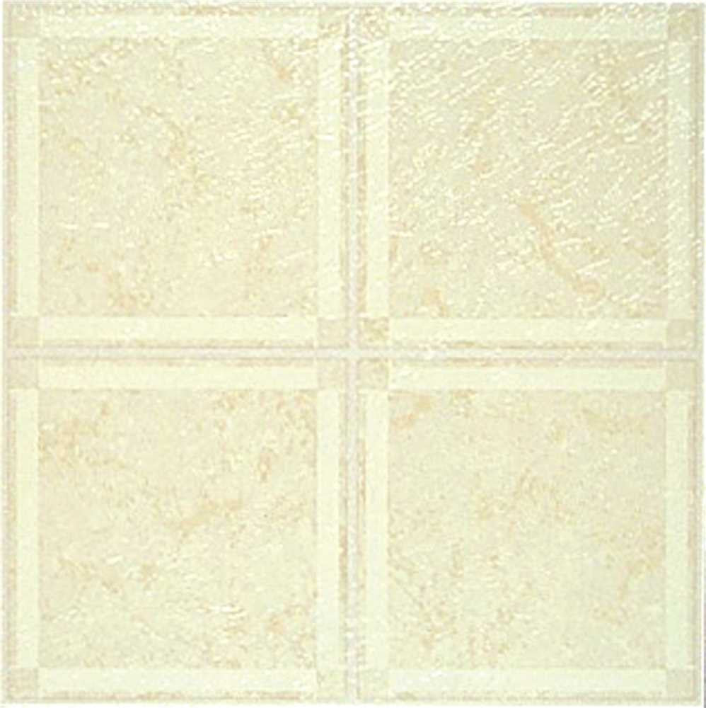 Winton&reg; Self-adhesive Floor Tile, Beige, 12x12 In., 1.1 Mm