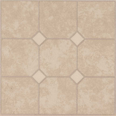 Armstrong&reg; Units Self-adhesive Floor Tile, Sand, 12x12 In., .045 Gauge