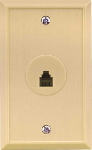 Telephone Flush Mount Wall Jack