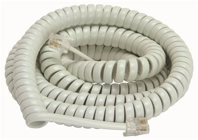 Telephone Handset Cord White