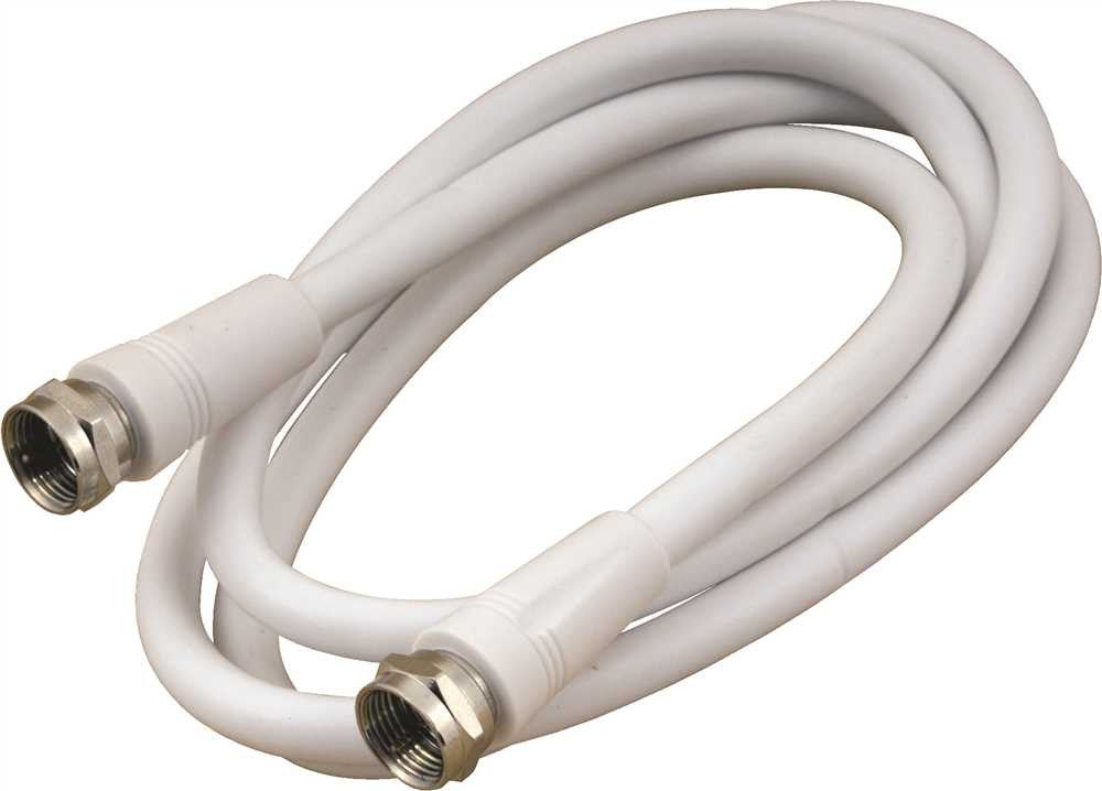 Preferred Industries&trade; Coaxial Cable With F Connectors, 3 Ft., White