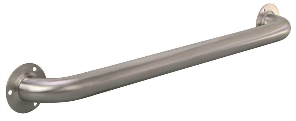 Grab Bar 1-1-2 In. X 24 In. Exposed Screw Satin Stainless