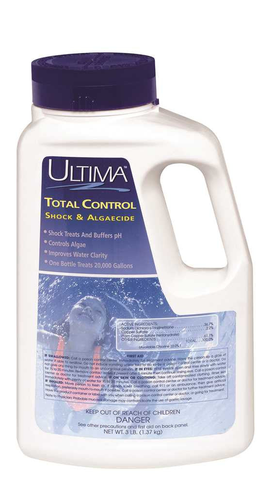 Ultima&reg; Total Control Combination Pool Shock & Algaecide, 3 Lb. Container