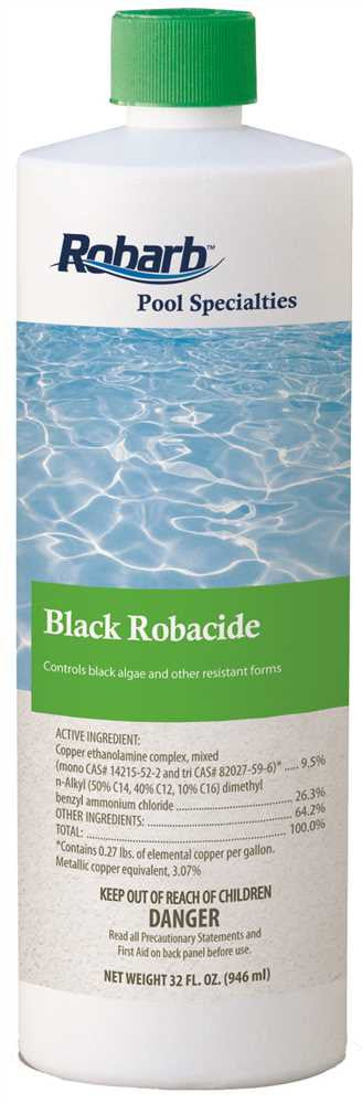 Robarb&trade; Black Robacide Algaecide, 32 Oz.